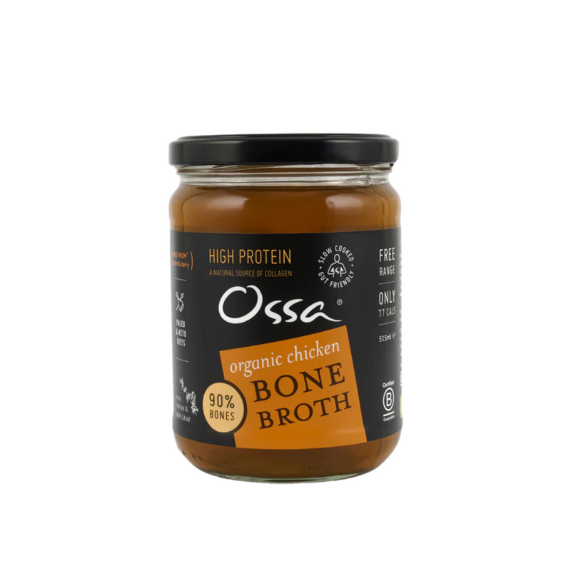 2 x Organic Chicken Bone Broth Ambient 515ml (Organic Chicken Broth)